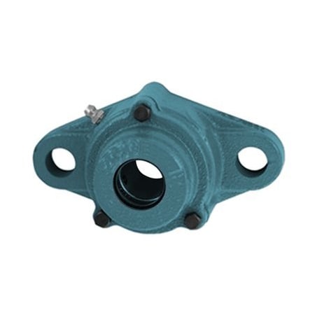 Ami Bearings AMI BEARINGS -SINGLE ROW BALL BEARING - 12MM WIDE SET SCREW 2-BOLT FLANGE OPEN CI COVER CUCFL201C